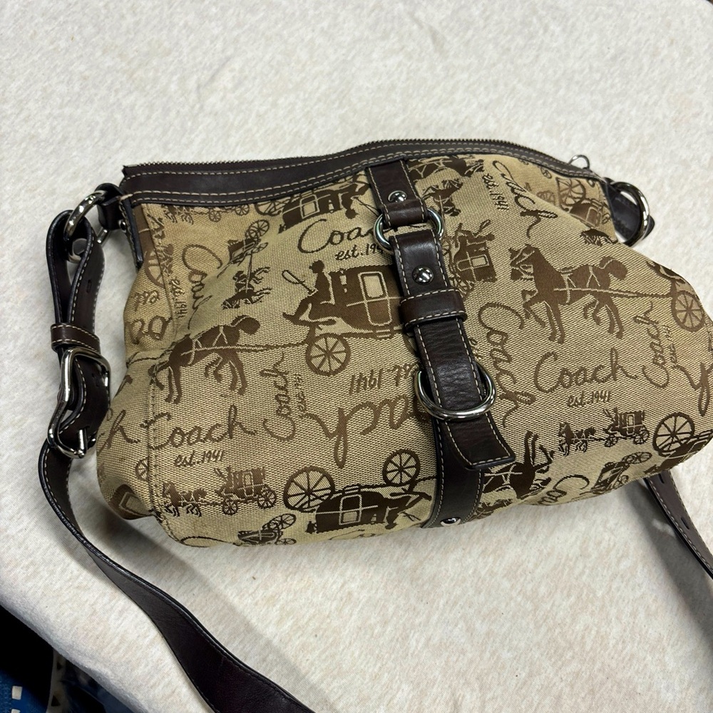 Coach Leather Bag in Brown